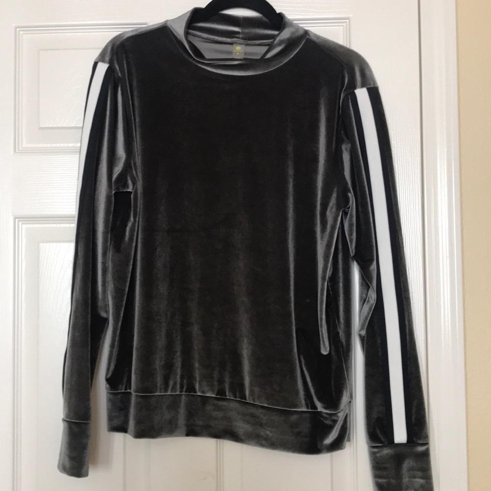 Xersion Blue Velour Tracksuit Top